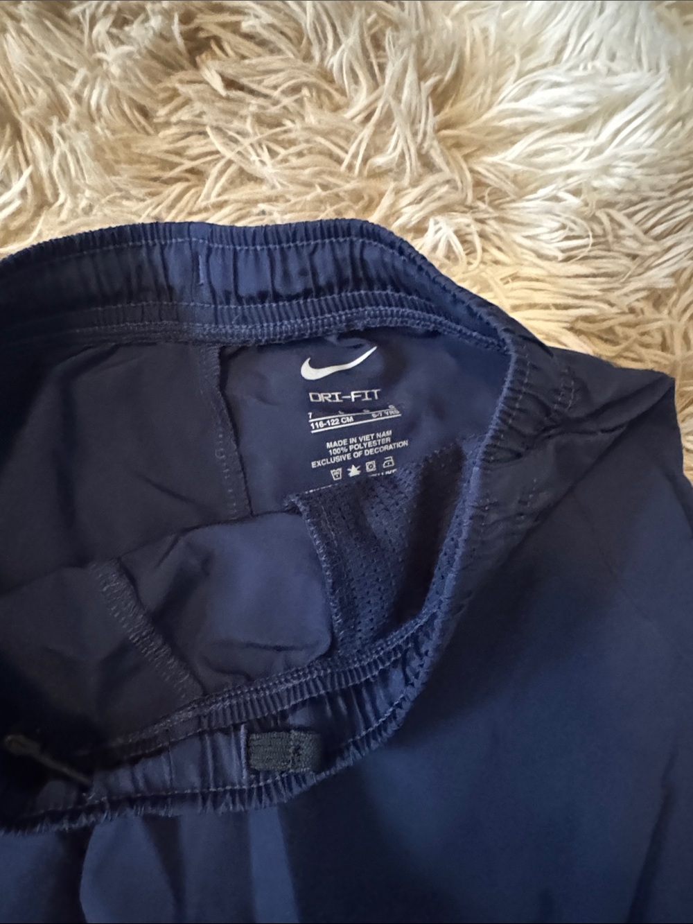 Nike Kids Dri-Fit 7 Small Athletic Shorts Pack — Navy, Royal Blue, Khaki, Aqua - Picture 11 of 11